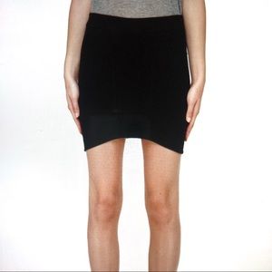 Helmut Lang Cocoon Seam Mini Skirt Size M